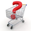 Shopping Cart with Question