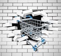 Shopping Cart Trolley Concept Royalty Free Stock Photo