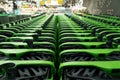 Shopping carts in a hypermarket close-up Royalty Free Stock Photo