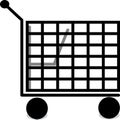 Shopping carts design icon or logo