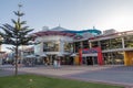 Shopping center in the City of Holdfast Bay at Glenelg. Adelaide, Australia Royalty Free Stock Photo