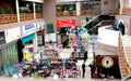 Shopping center inside with piople Royalty Free Stock Photo