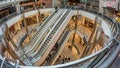 A shopping centre in Canary Warf, London Royalty Free Stock Photo