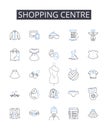 Shopping centre line icons collection. Recruitment, Retention, Development, Assessment, Succession, Performance
