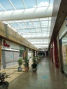 A shopping centre in the UK during lockdown for covid_19 coronavirus