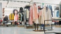Shopping Clothing Store Interior. Modern Fashionable Shop, Clothes for Every Taste. Stylish Brand