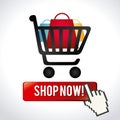 Shopping design Royalty Free Stock Photo