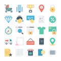 Shopping and E Commerce Colored Vector Icons 3