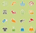 shopping and e-commerce icon set