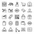 shopping, E-commerce vector icon