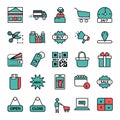 shopping, E-commerce vector icon