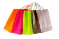 Shopping expedition brightened Royalty Free Stock Photo