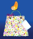 Shopping Flowers Bag