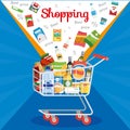 Special Offer on Supermarket Sale Vector Concept