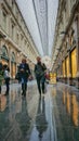 Shopping gallery, Brussels - Les Galeries Royale Saint-Hubert Royalty Free Stock Photo