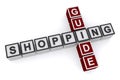 Shopping guide word block