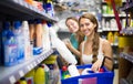 Shopping at household store Royalty Free Stock Photo