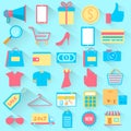 Shopping icon Royalty Free Stock Photo