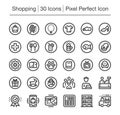shopping icon Royalty Free Stock Photo