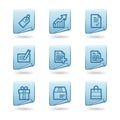 Shopping icons Royalty Free Stock Photo