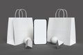 shopping on-line. online store on website or mobile phone. 3d rendering background. digital marketing shop concept