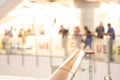 Shopping mall abstract defocused blurred and beautiful bokeh background Royalty Free Stock Photo