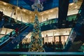 Shopping mall at christmas Royalty Free Stock Photo