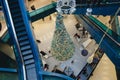 Shopping mall at christmas Royalty Free Stock Photo