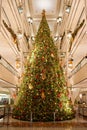 Shopping Mall Christmas Tree Royalty Free Stock Photo