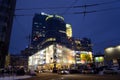 Shopping mall Gulliver at night in Kiev