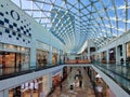 Shopping Mall modern interior design | Dubai festival city mall, an iconic shopping mall in the United Arab Emirates | Tourist att Royalty Free Stock Photo