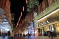 Shopping mall street cityscape Sydney Australia Royalty Free Stock Photo