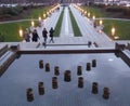 Shopping mall water feature, Bristol, UK 2014