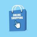 Shopping Online Bag Royalty Free Stock Photo