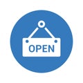 Shopping open icon