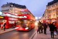 Shopping at Oxford street, London, Christmas day Royalty Free Stock Photo