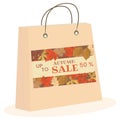 shopping package with autumn discounts