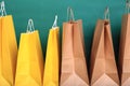 Shopping paper gift bags
