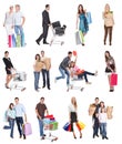 Shopping people Royalty Free Stock Photo