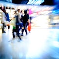 Shopping people crowd Royalty Free Stock Photo