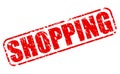 Shopping red stamp text Royalty Free Stock Photo