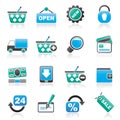 Shopping and retail icons