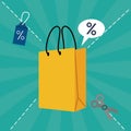 Shopping sales discount Royalty Free Stock Photo