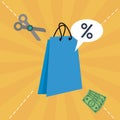 Shopping sales discount Royalty Free Stock Photo