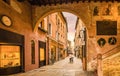 Shopping street in the center of Ravenna