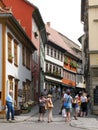Shopping street in Erfurt, Germany