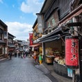 Shopping street in Kiyomizu-dera Temple