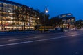 The shopping street Kurfuerstendamm over night illumination Royalty Free Stock Photo