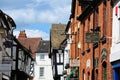 Shopping street, Leominster. Royalty Free Stock Photo