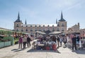 Shopping street in Lerma Royalty Free Stock Photo